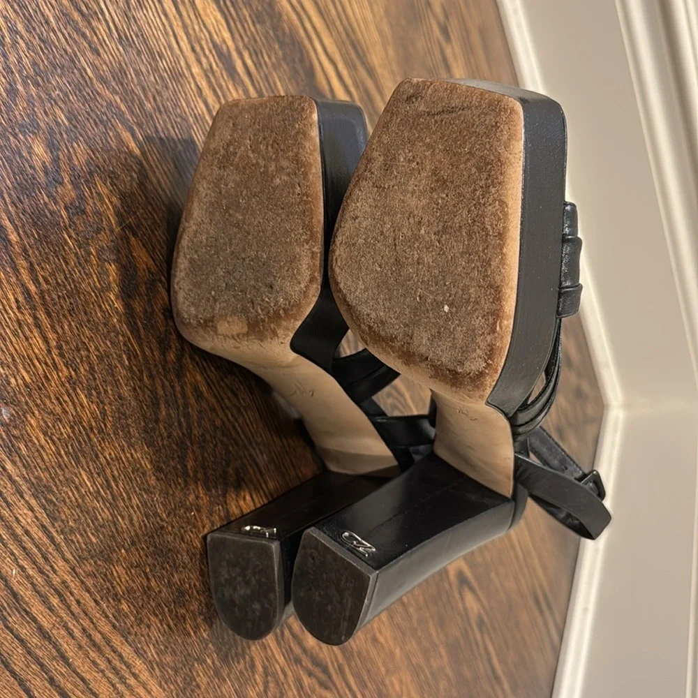 Giuseppe Zanotti Black Platform Sandals 40